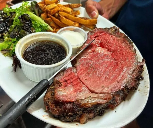 Prime rib dinner special at The Morrissey House
