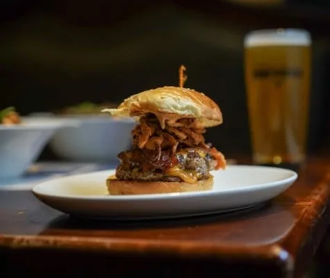 Burger special at The Morrissey House